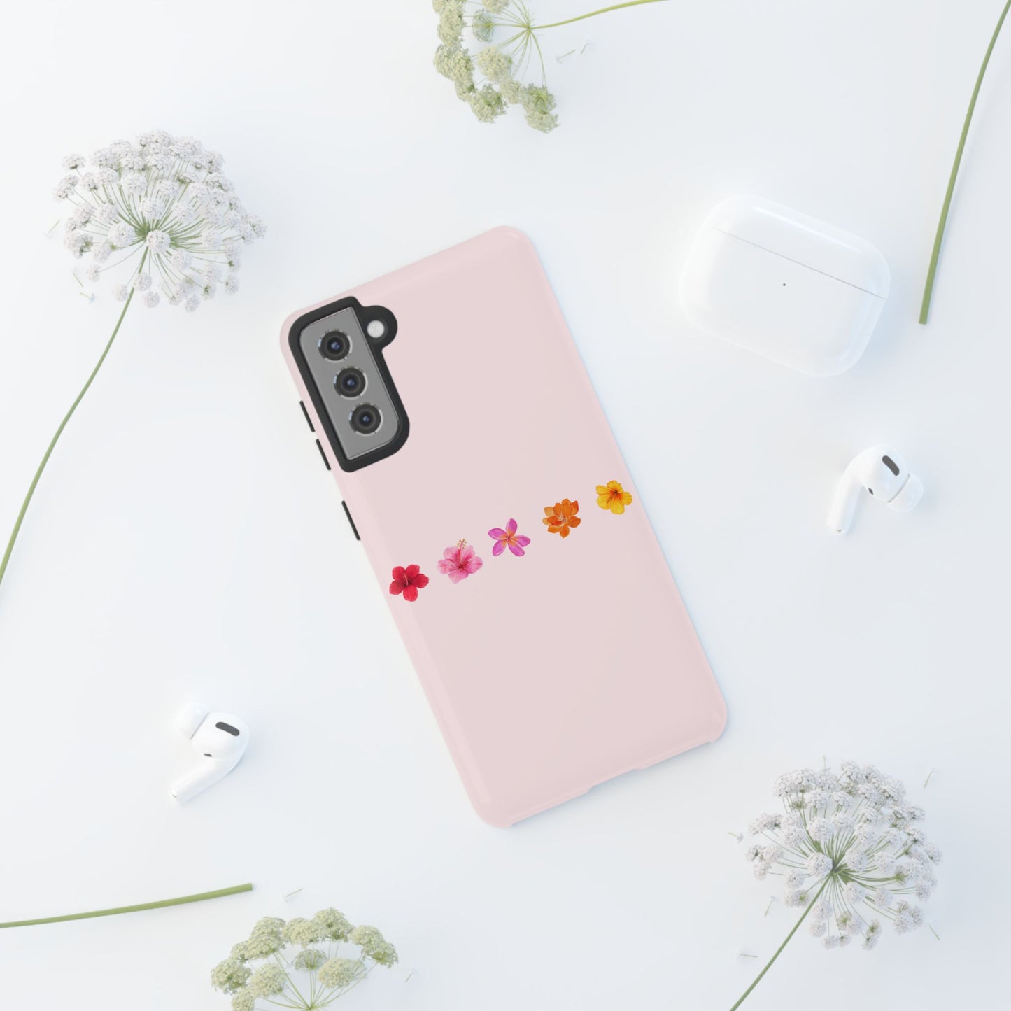 SAMSUNG Flower-Patterned Phone Case l Tough Cases for Women