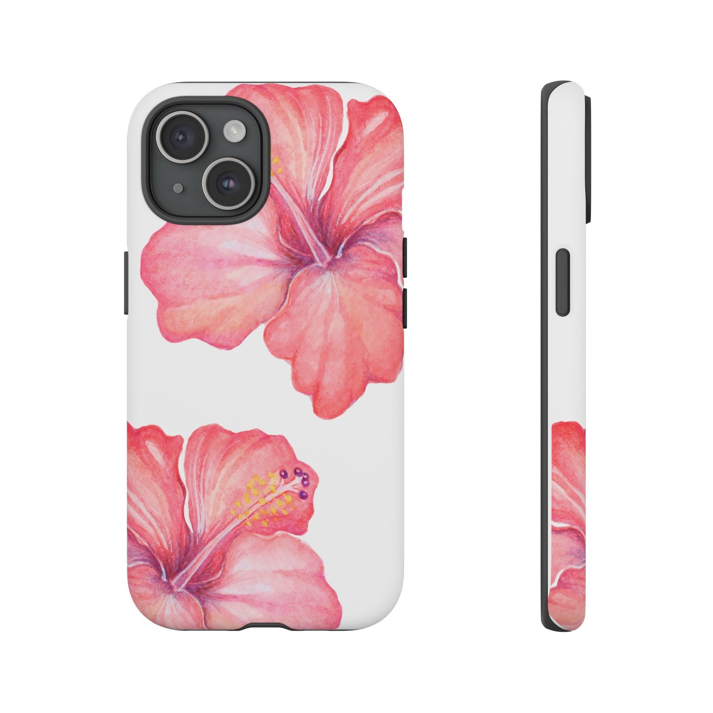 iPHONE Hibiscus Tough Case l Summer Vibe Mobile Case