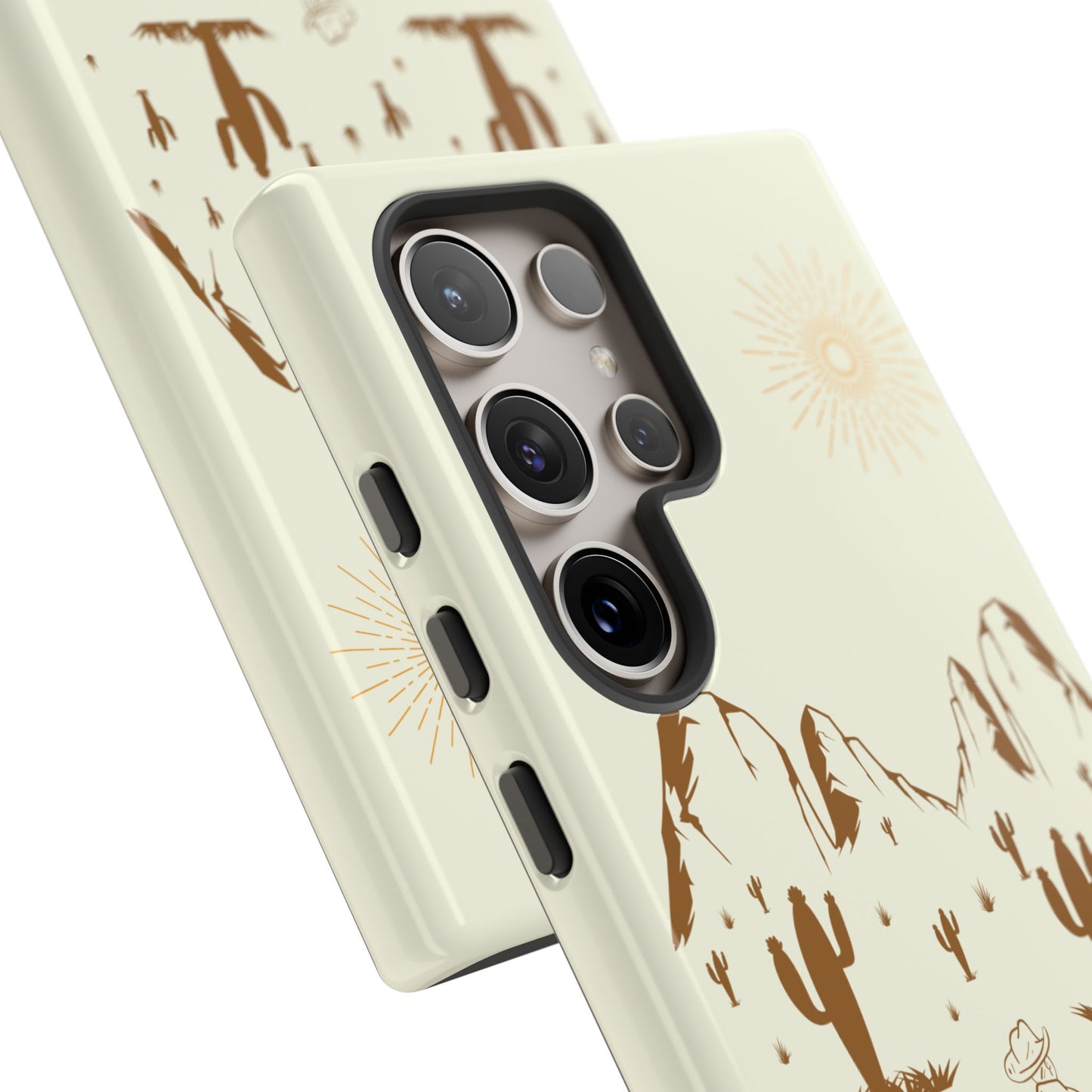 SAMSUNG Cowboy Riding into the Sunset Tough Phone Case