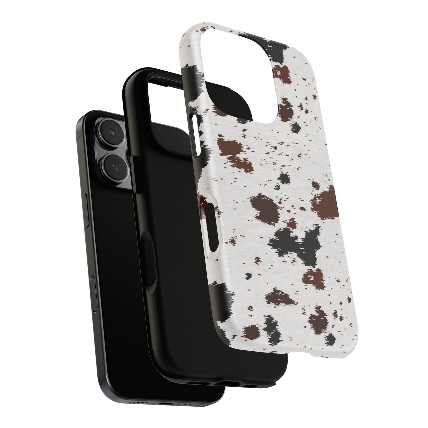 iPHONE Cow Print Tough Phone Case l GIFT FOR HIM AND HER