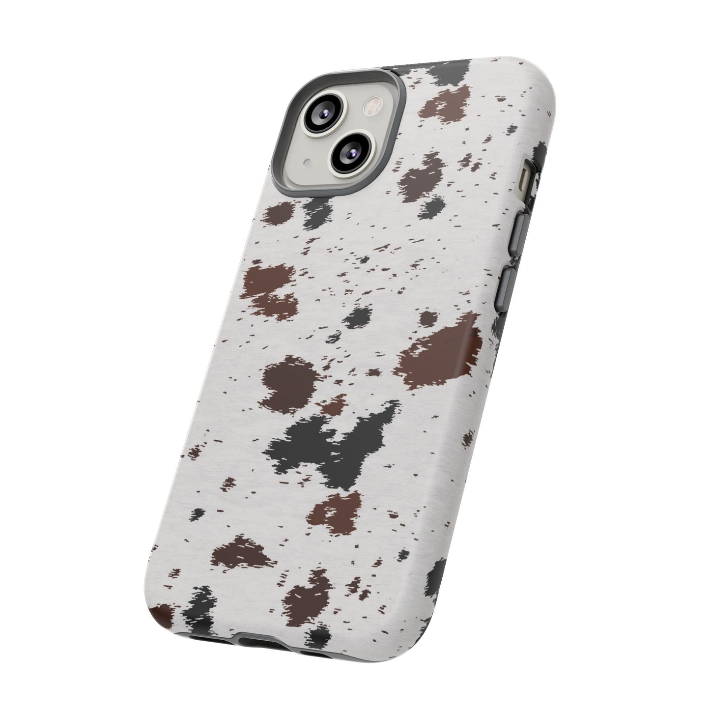 iPHONE Cow Print Tough Phone Case l GIFT FOR HIM AND HER