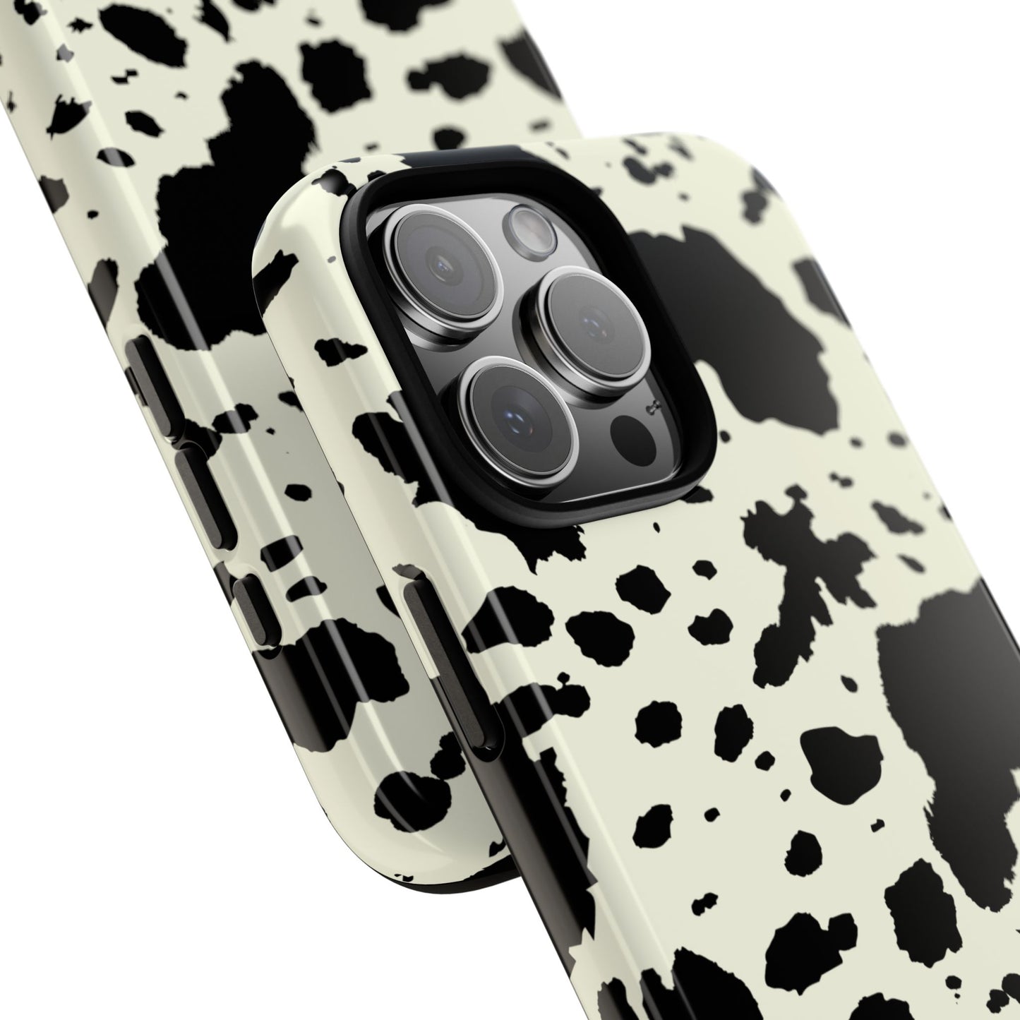 iPHONE Cow Print Tough Phone Cases l Durable Protection