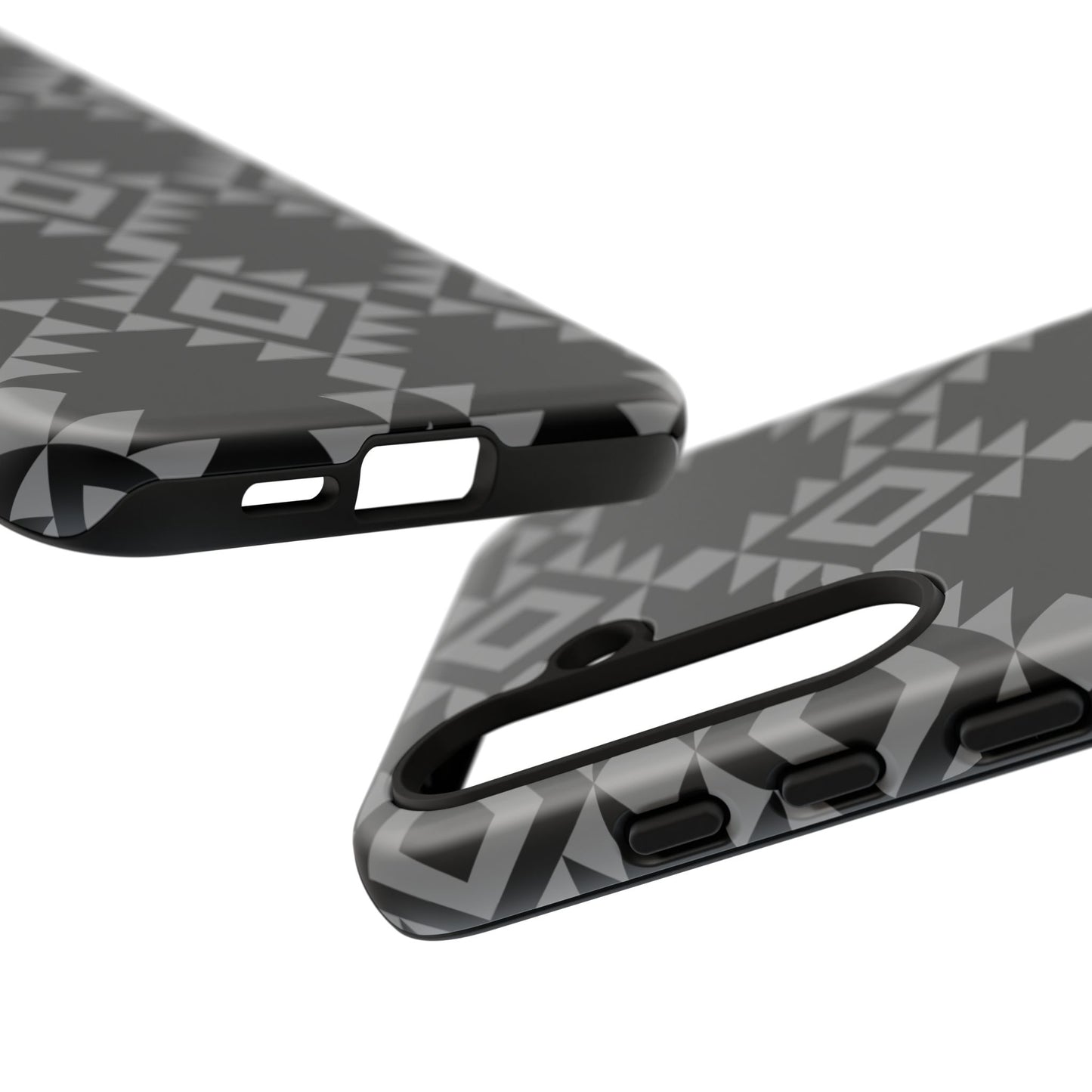 SAMSUNG Tribal Pattern Black and Grey Tough Phone Case | MADE FOR HIM AND HER