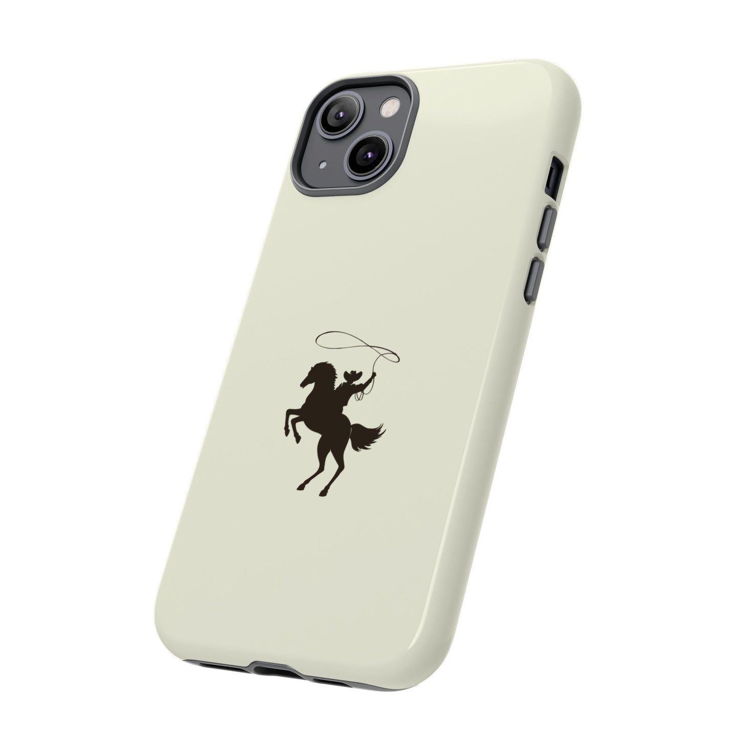 iPHONE Western Horse Rider Phone Case l Durable Phone Cover, Cowboy Style, Tough Case