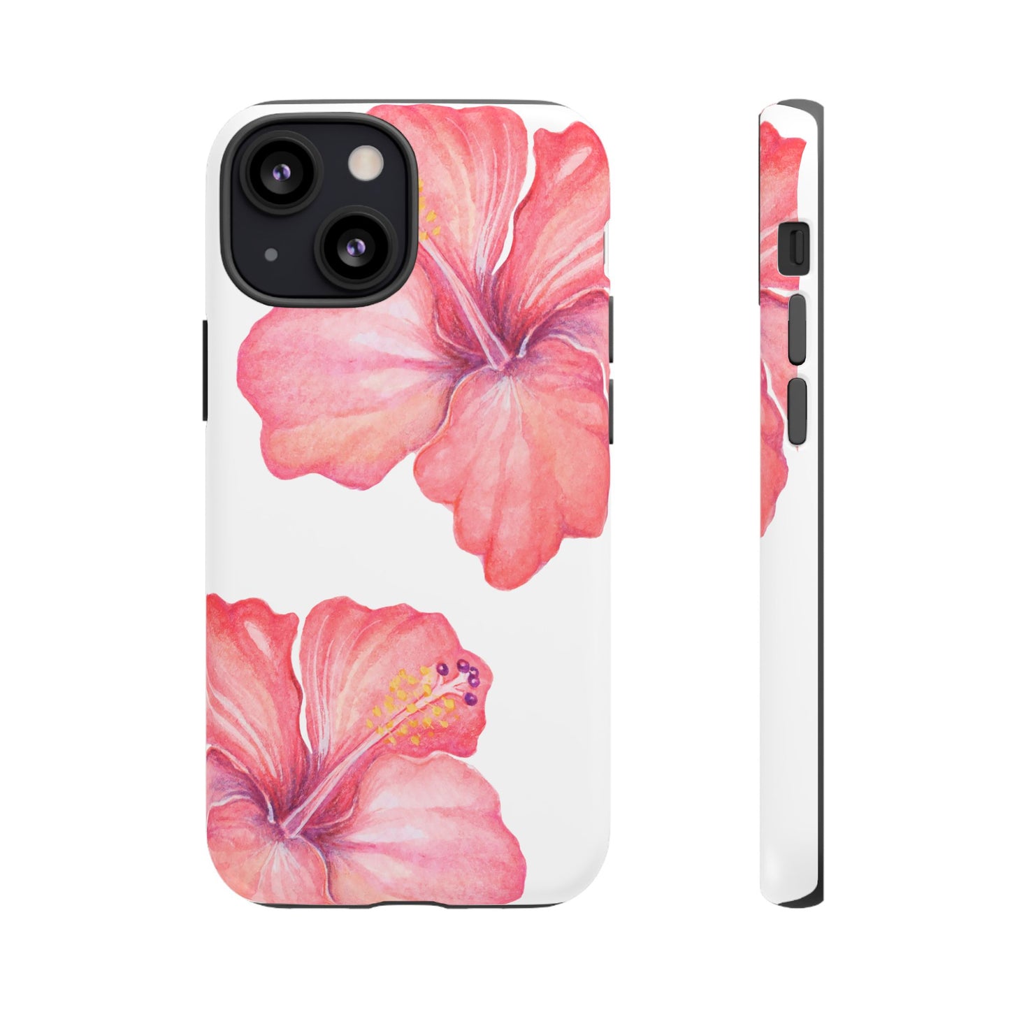 iPHONE Hibiscus Tough Case l Summer Vibe Mobile Case