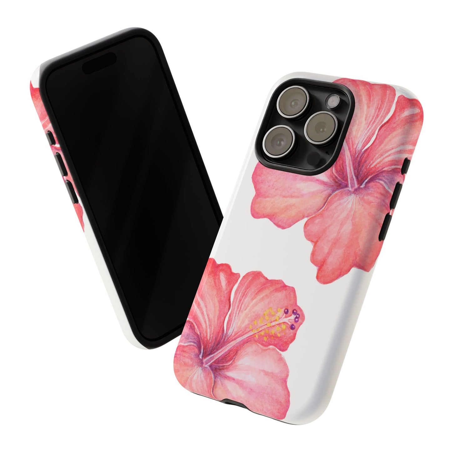 iPHONE Hibiscus Tough Case l Summer Vibe Mobile Case