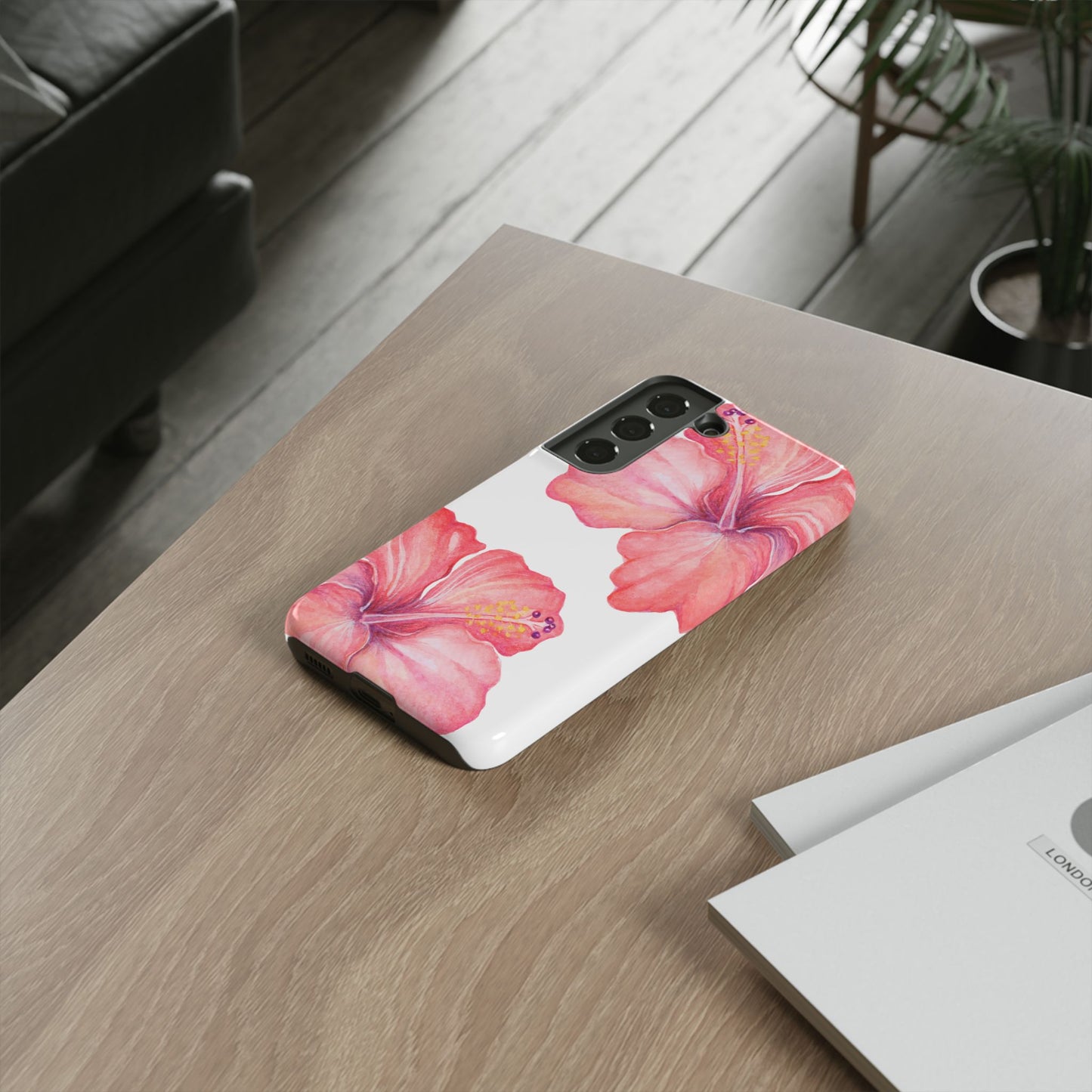 SAMSUNG Hibiscus Tough Case l Summer Vibe Mobile Case