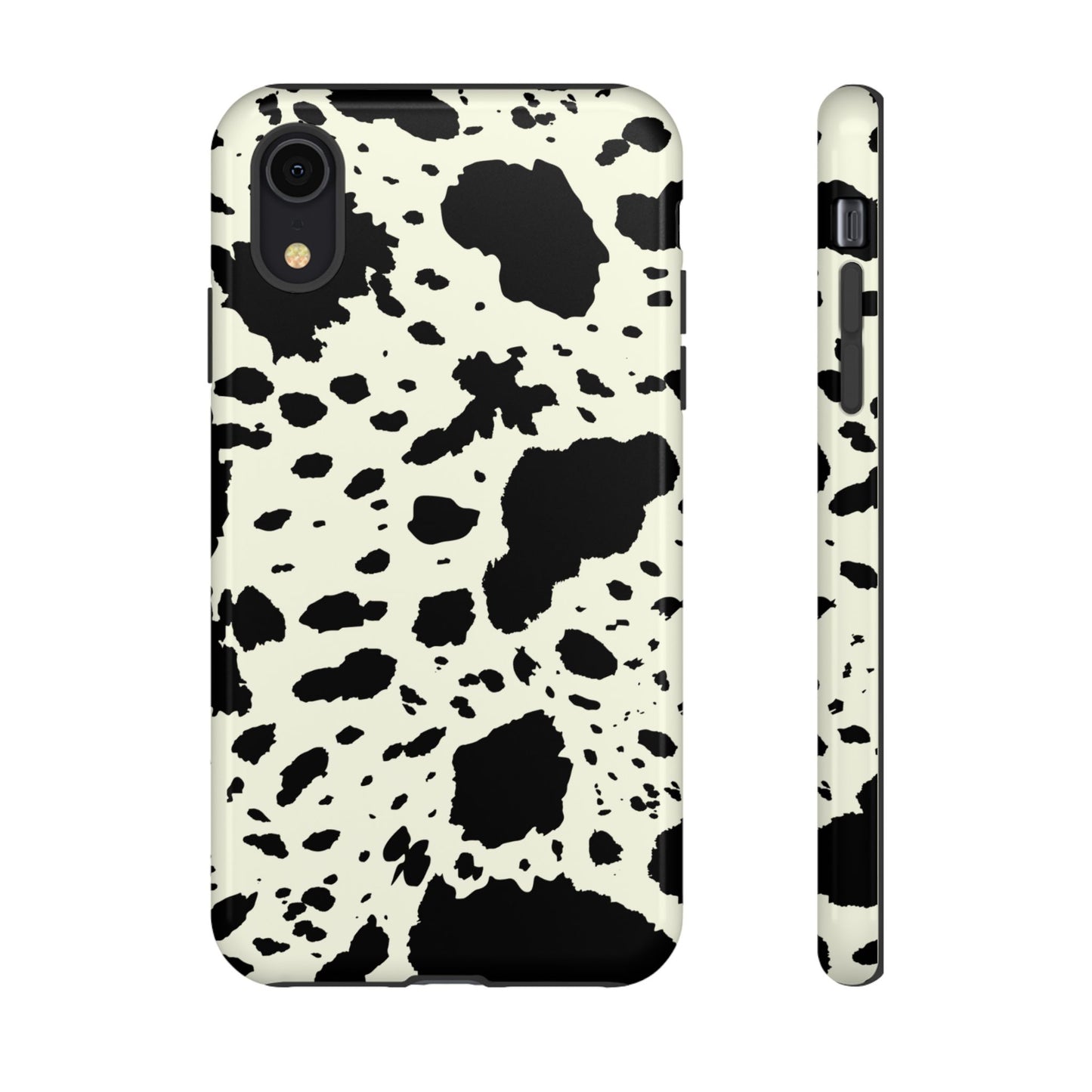 iPHONE Cow Print Tough Phone Cases l Durable Protection
