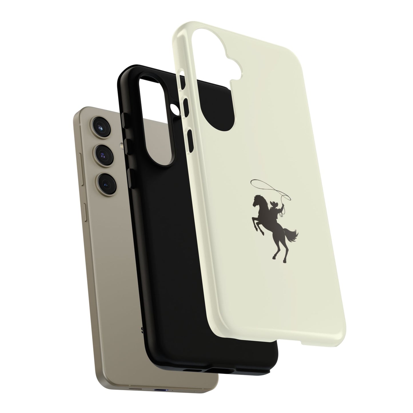 SAMSUNG Western Horse Rider Phone Case l Durable Phone Cover, Cowboy Style, Tough Case