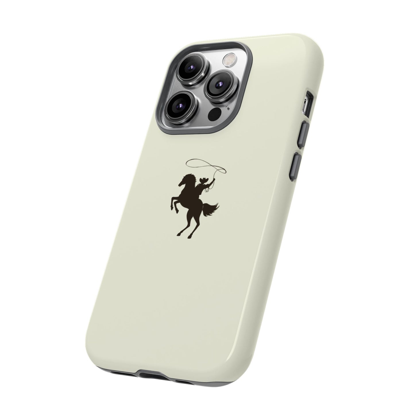 iPHONE Western Horse Rider Phone Case l Durable Phone Cover, Cowboy Style, Tough Case