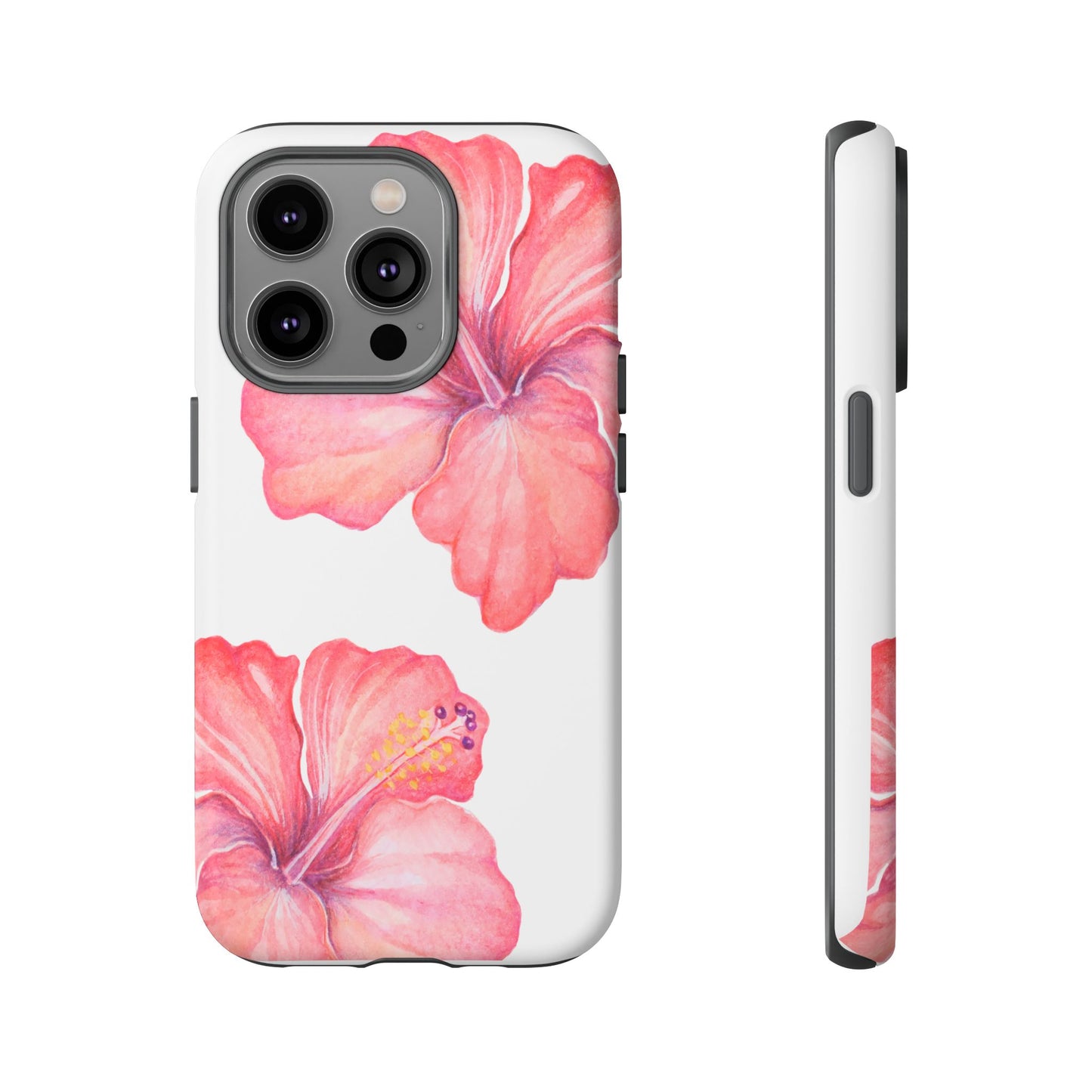 iPHONE Hibiscus Tough Case l Summer Vibe Mobile Case
