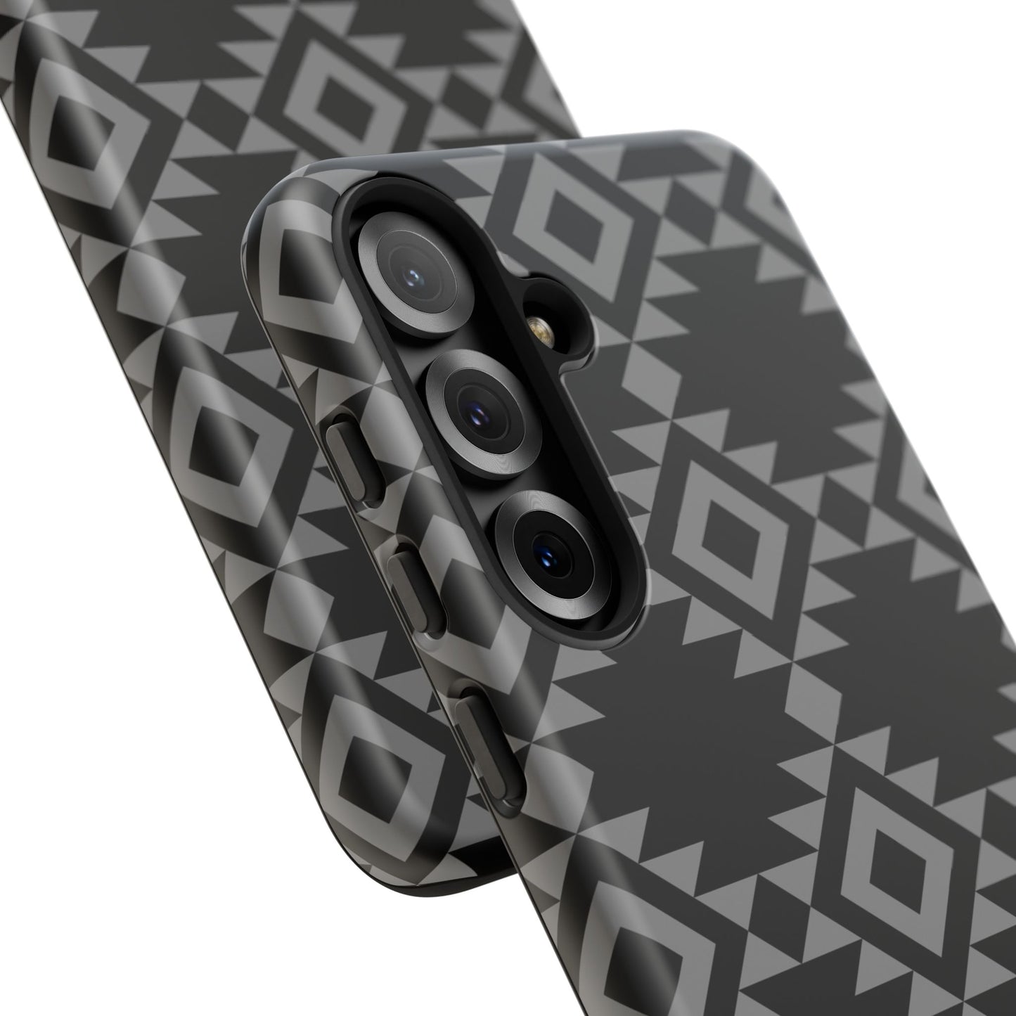 SAMSUNG Tribal Pattern Black and Grey Tough Phone Case | MADE FOR HIM AND HER