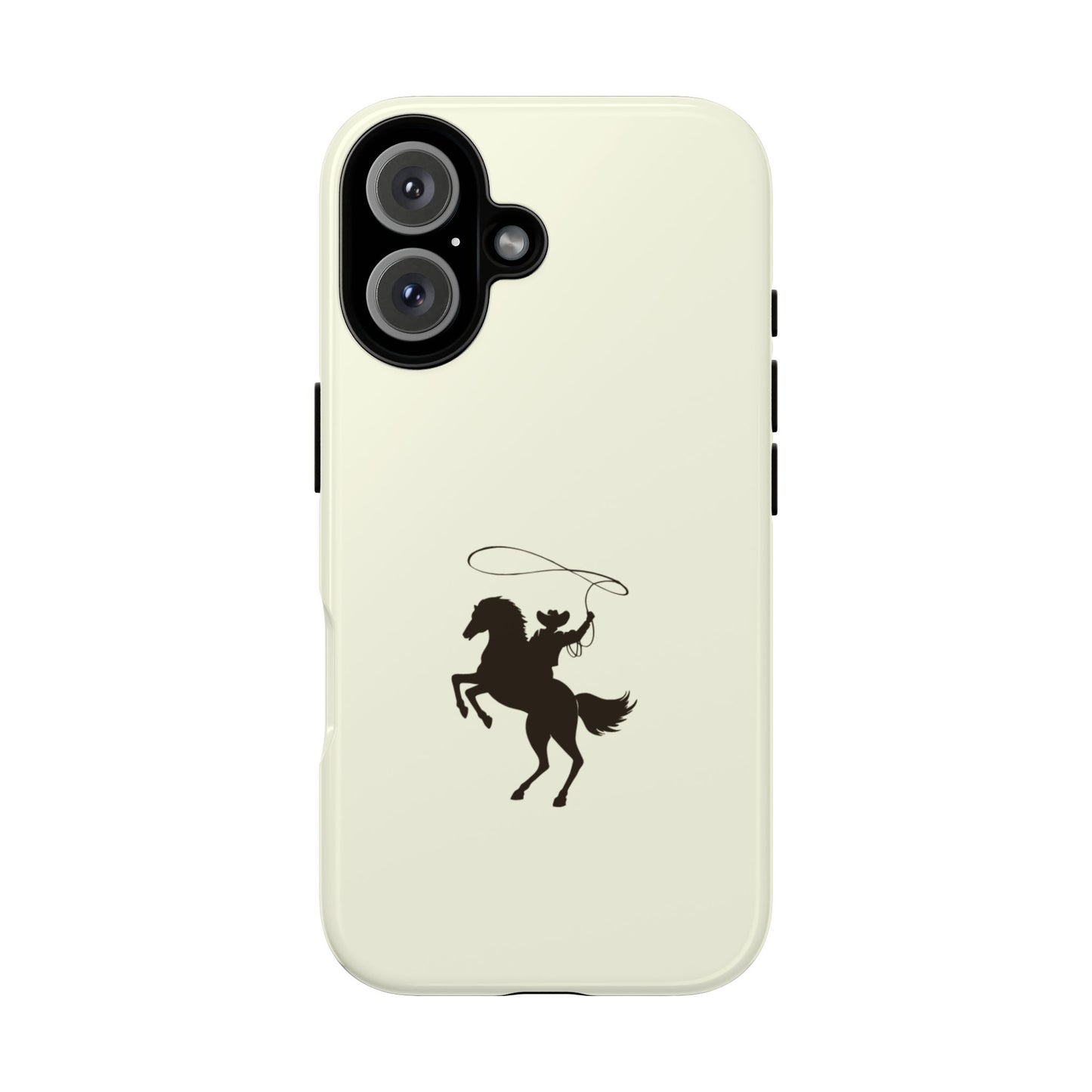 iPHONE Western Horse Rider Phone Case l Durable Phone Cover, Cowboy Style, Tough Case