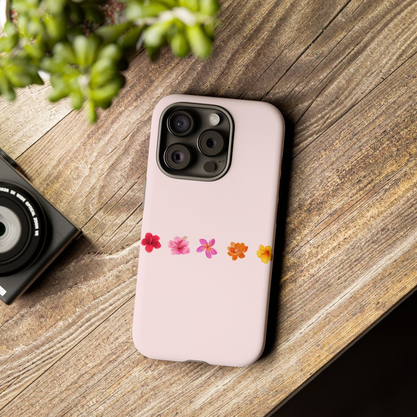 iPHONE Flower-Patterned Phone Case l Tough Cases for Women