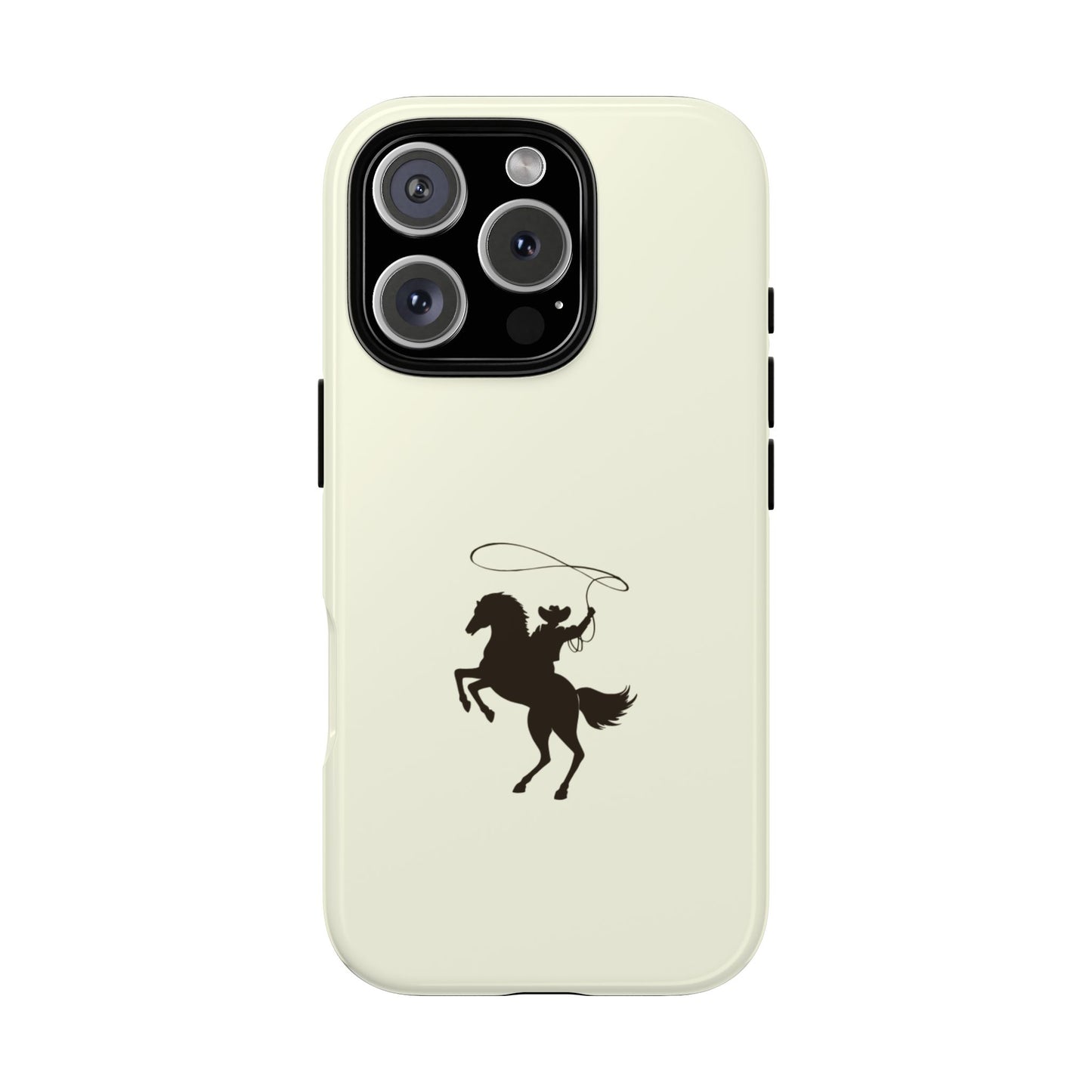 iPHONE Western Horse Rider Phone Case l Durable Phone Cover, Cowboy Style, Tough Case