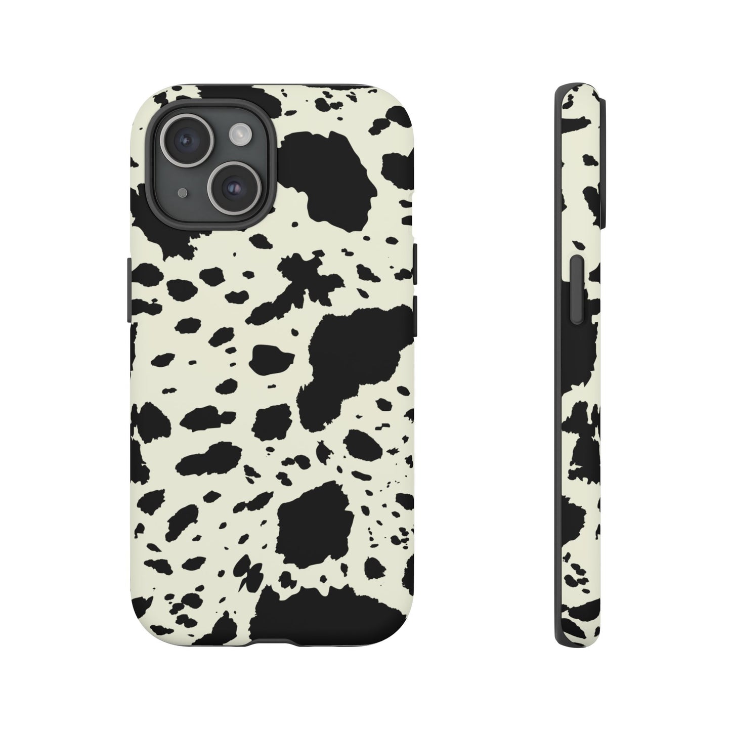 iPHONE Cow Print Tough Phone Cases l Durable Protection