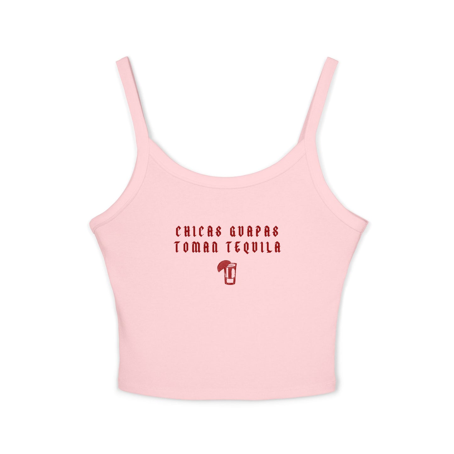 Chicas Guapas Toman Tequila Camiseta de Tirantes Finos para Mujer - Prenda de Verano de Moda