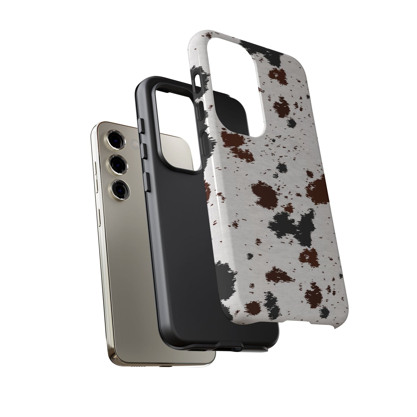 SAMSUNG Cow Print Tough Phone Case l GIFT FOR HIM AND HER