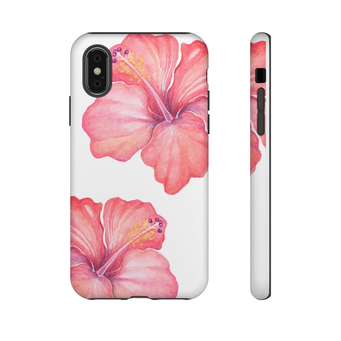 iPHONE Hibiscus Tough Case l Summer Vibe Mobile Case