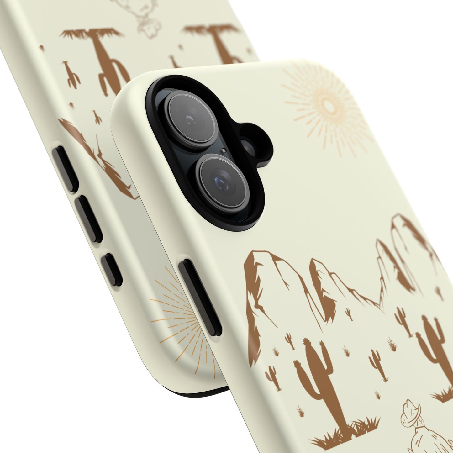 iPHONE Cowboy Riding into the Sunset Tough Phone Case
