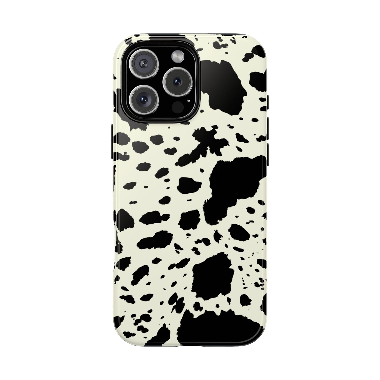 iPHONE Cow Print Tough Phone Cases l Durable Protection