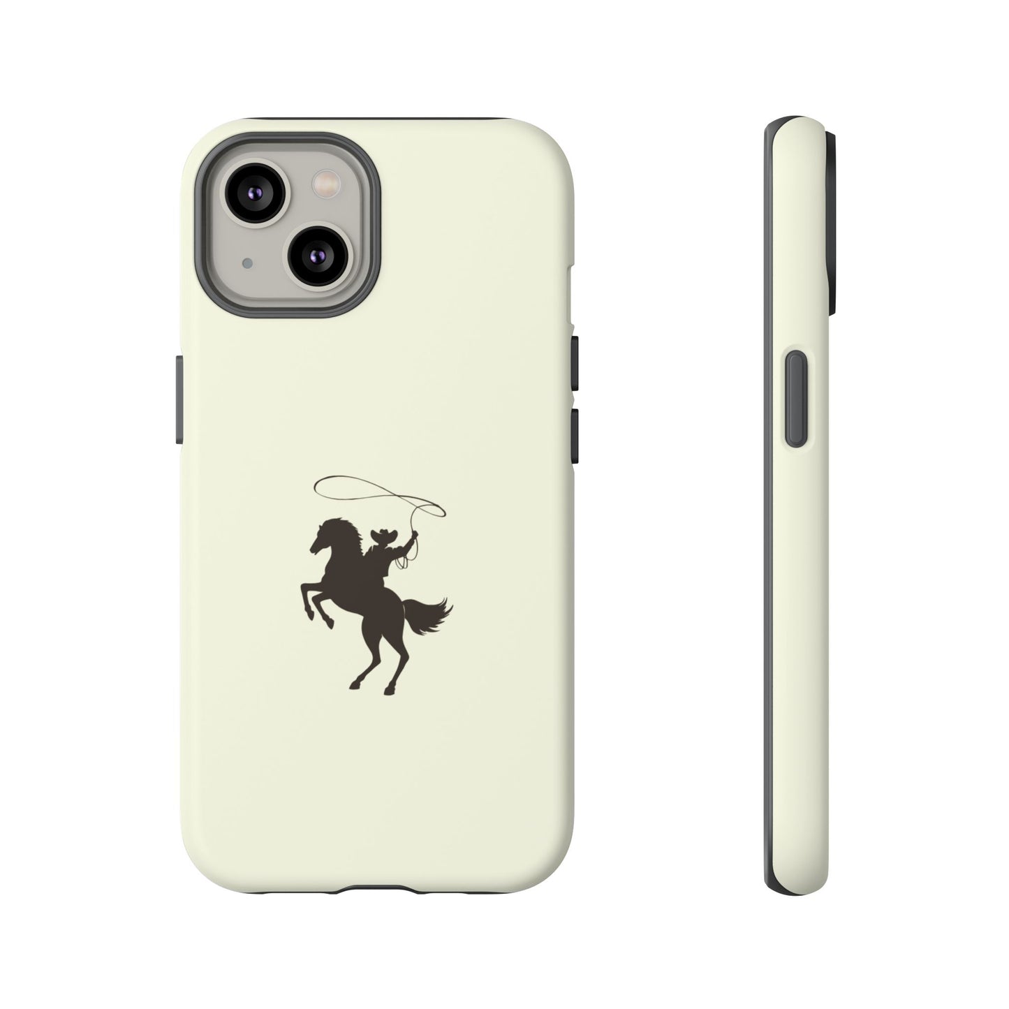 iPHONE Western Horse Rider Phone Case l Durable Phone Cover, Cowboy Style, Tough Case
