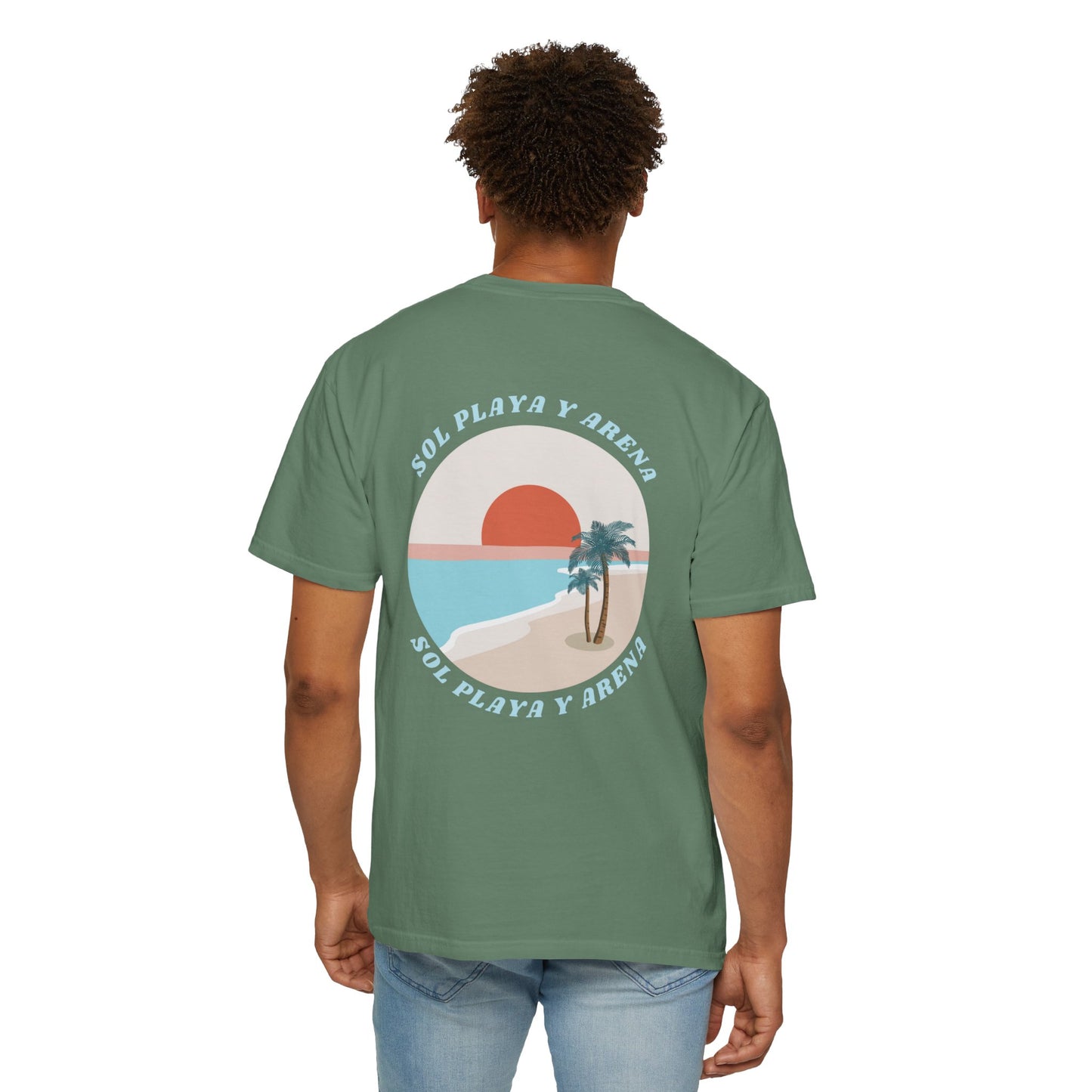 "Sol, Playa, y Arena" Beach Vibe T-Shirt Summer Apparel l Unisex Casual Wear