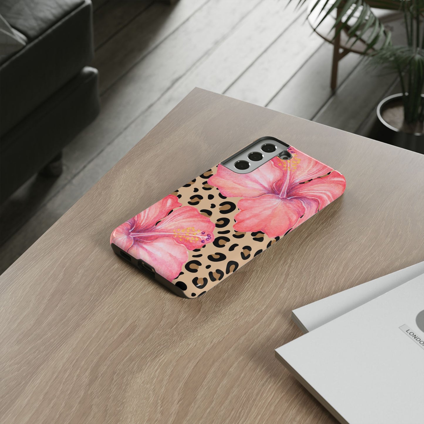 Leopard and Hibiscus SAMSUNG Tough Cases l Perfect for the Summer