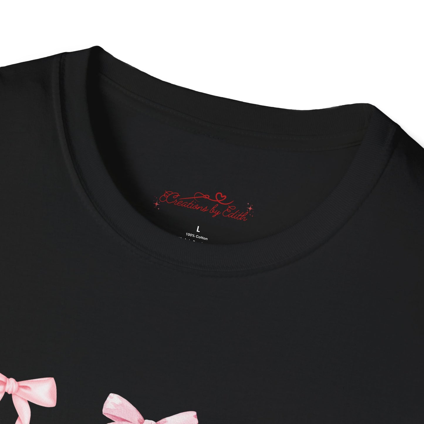 Pink Ribbon Unisex Softstyle T-Shirt | Cute & Casual Gift for All Occasions