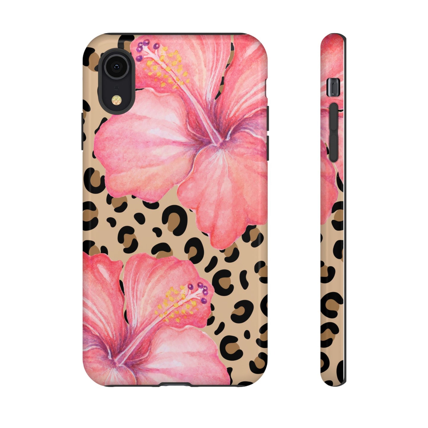 Leopard and Hibiscus iPHONE Tough Cases l Perfect for the Summer