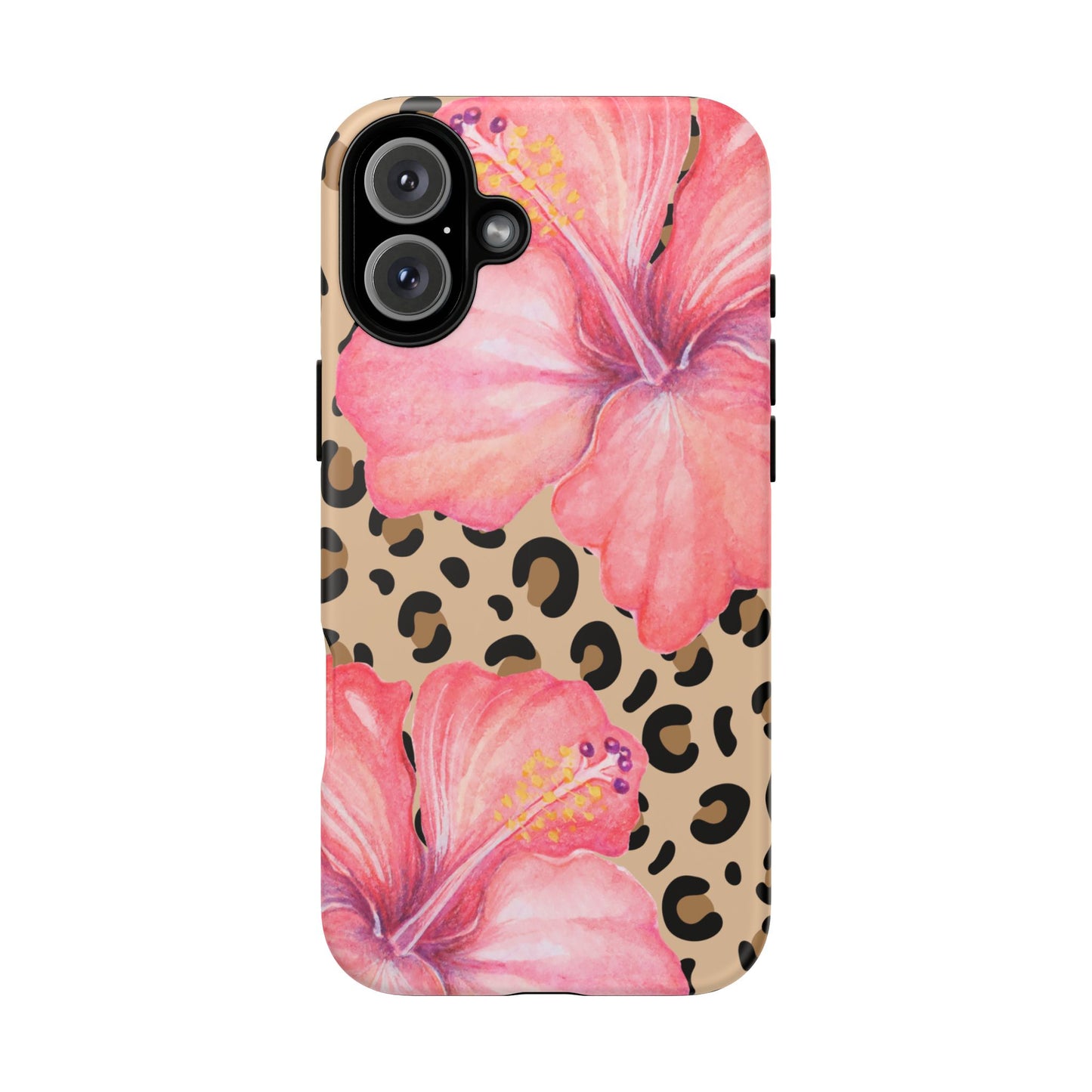 Leopard and Hibiscus iPHONE Tough Cases l Perfect for the Summer
