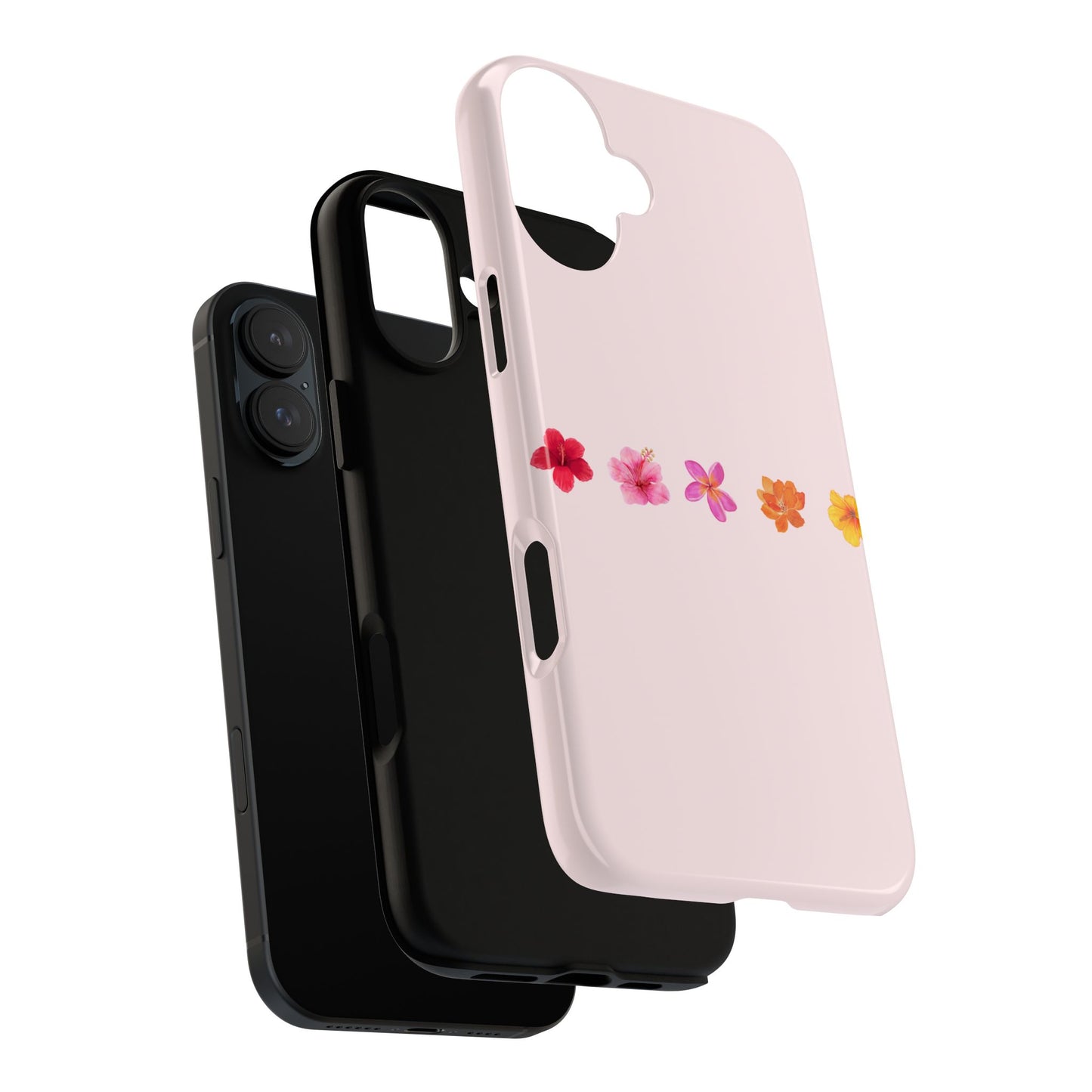 iPHONE Flower-Patterned Phone Case l Tough Cases for Women