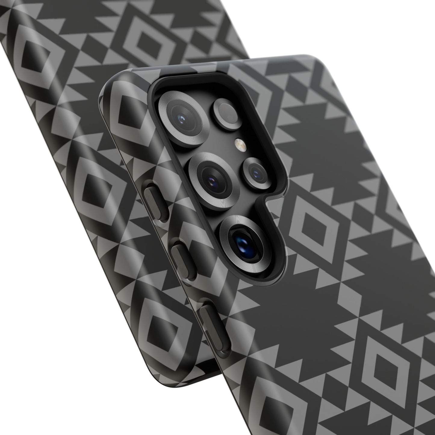 SAMSUNG Tribal Pattern Black and Grey Tough Phone Case | MADE FOR HIM AND HER