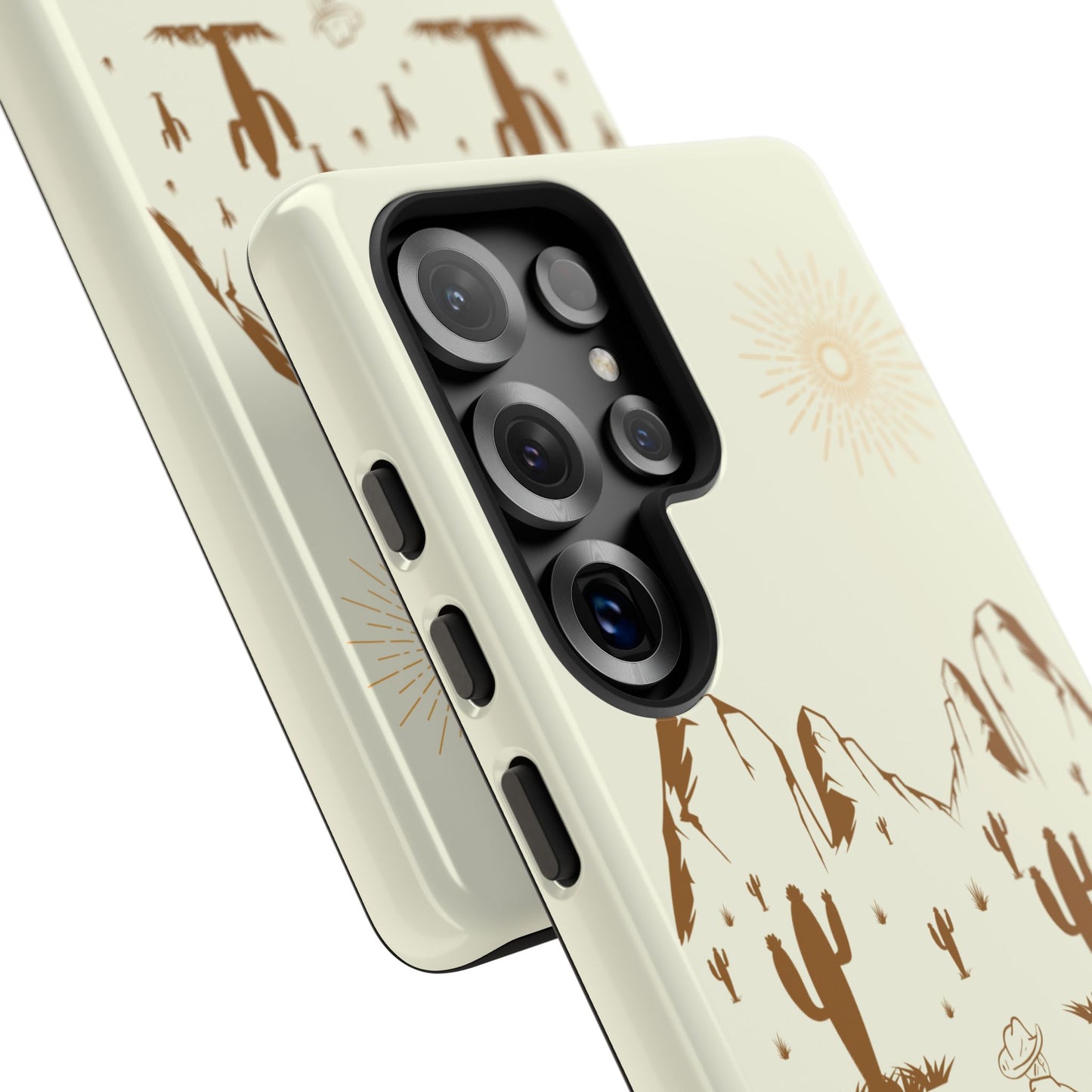 SAMSUNG Cowboy Riding into the Sunset Tough Phone Case