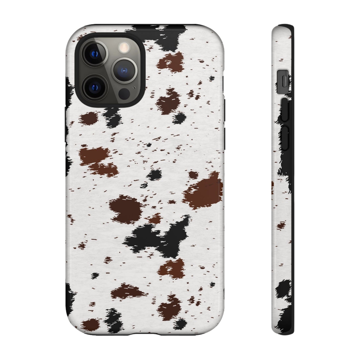 iPHONE Cow Print Tough Phone Case l GIFT FOR HIM AND HER