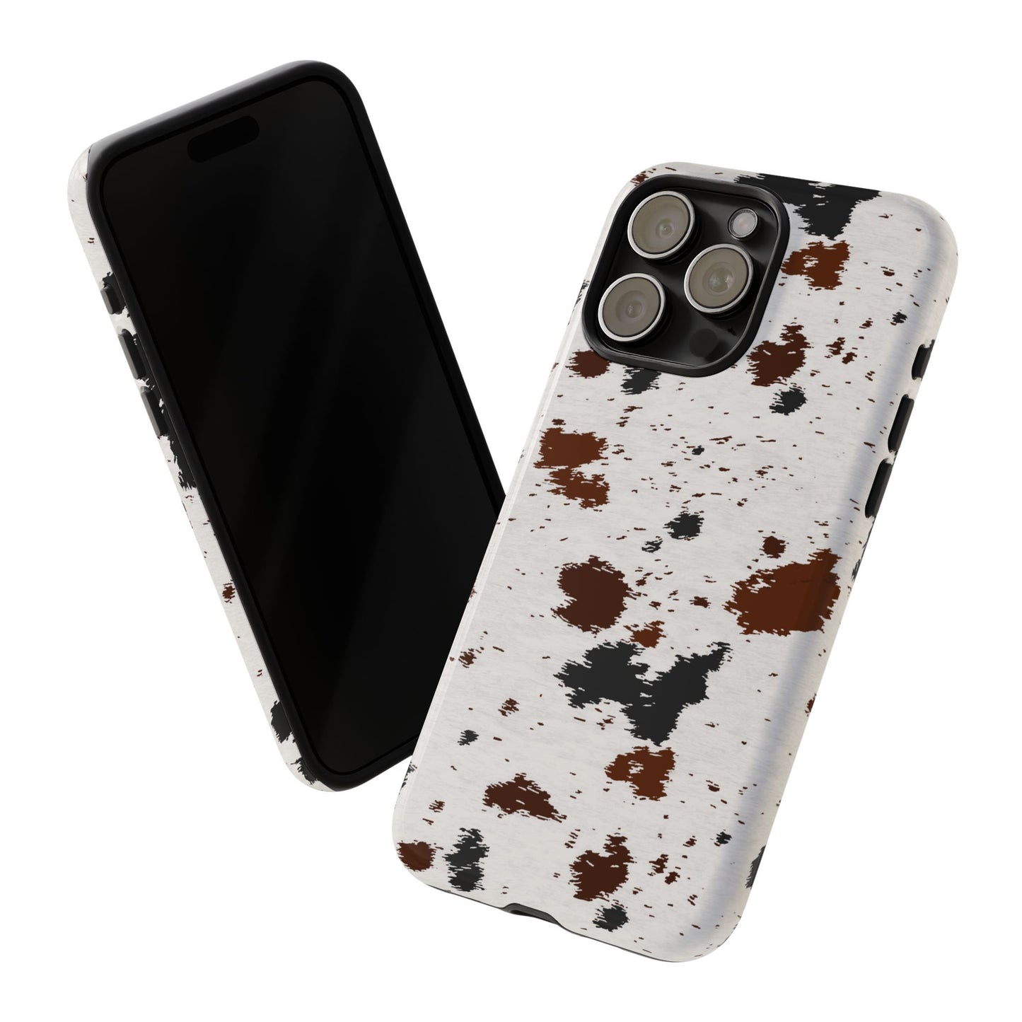 iPHONE Cow Print Tough Phone Case l GIFT FOR HIM AND HER