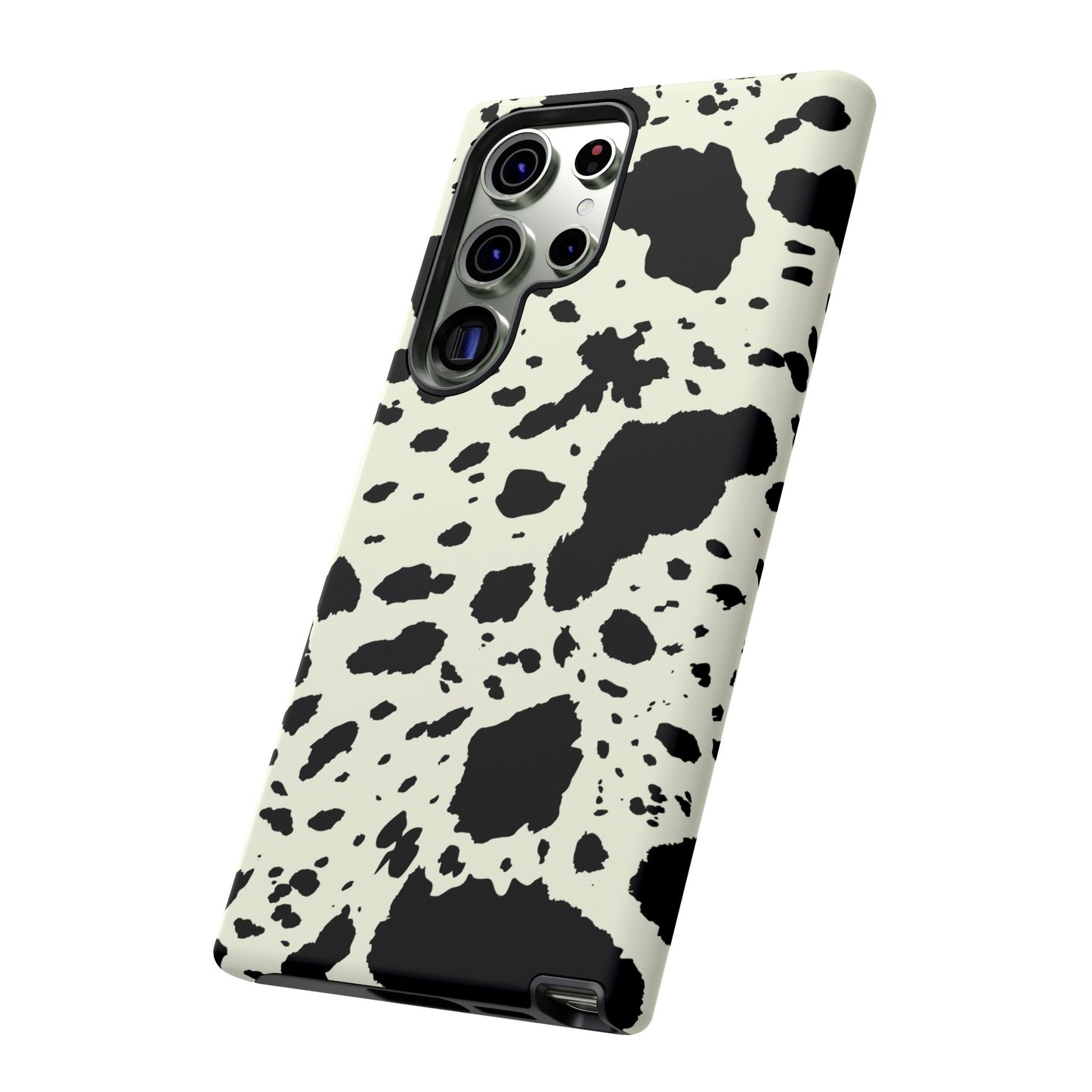 SAMSUNG Cow Print Tough Phone Cases l Durable Protection