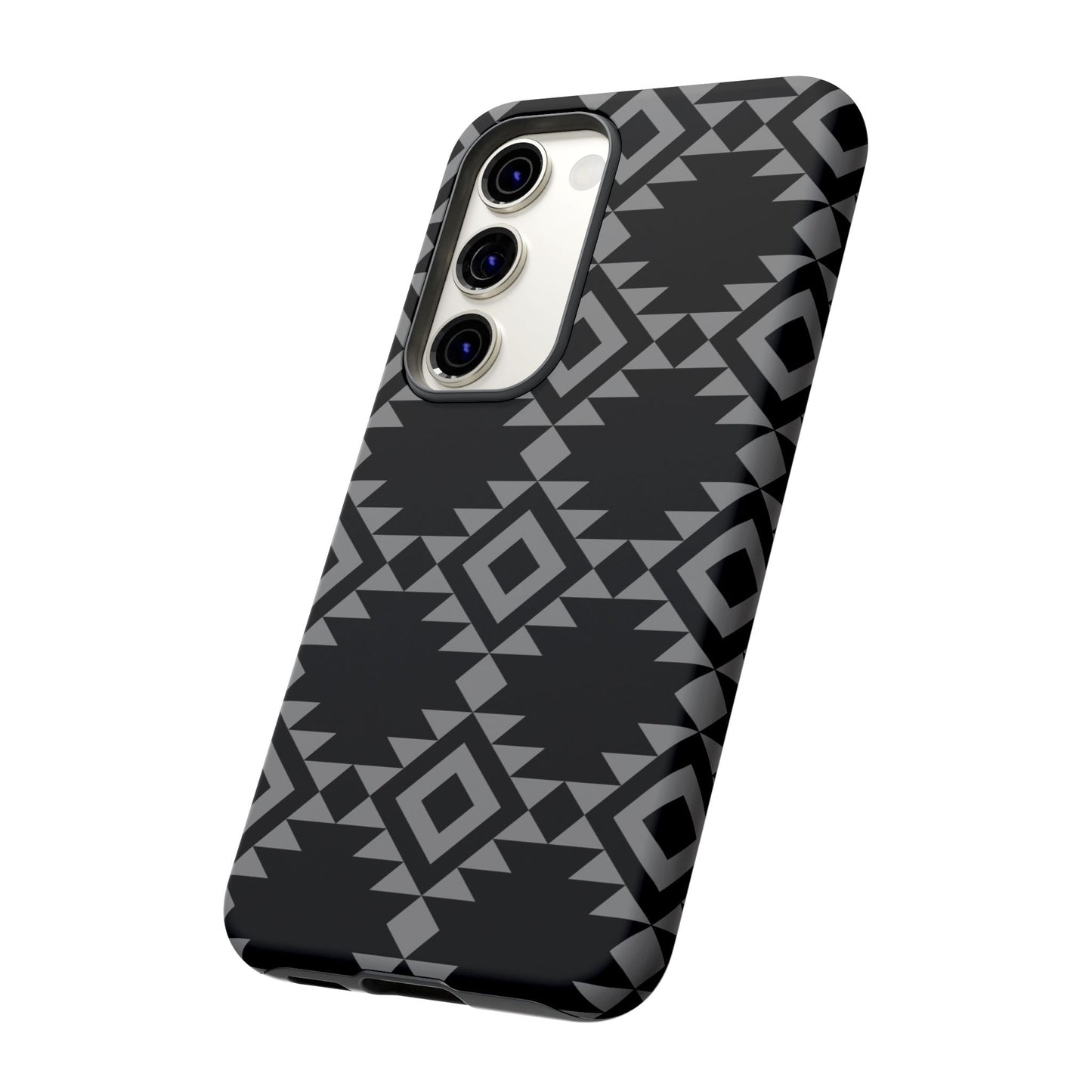 SAMSUNG Tribal Pattern Black and Grey Tough Phone Case | MADE FOR HIM AND HER