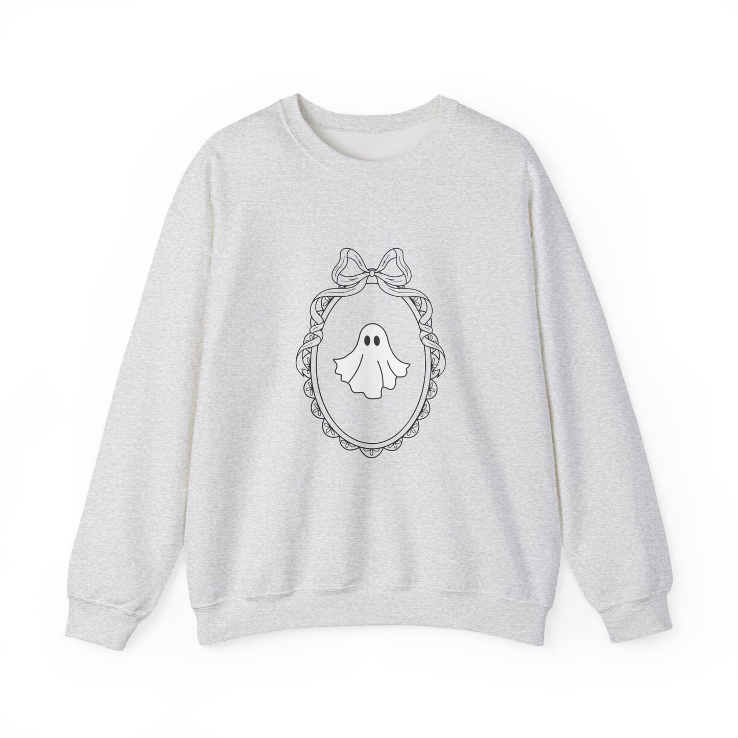 Cute Ghost Crewneck Sweatshirt | Cozy Unisex Fall Apparel, Halloween Outfit, Spooky Season Gift, Casual Comfort