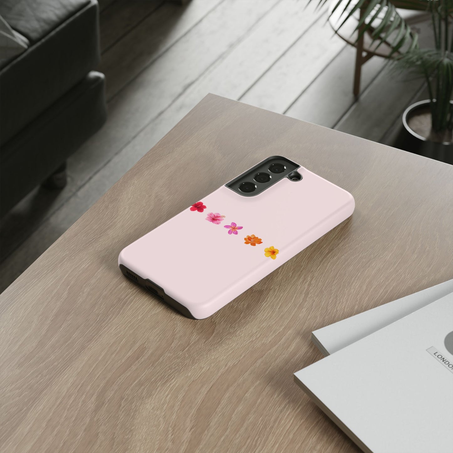 SAMSUNG Flower-Patterned Phone Case l Tough Cases for Women