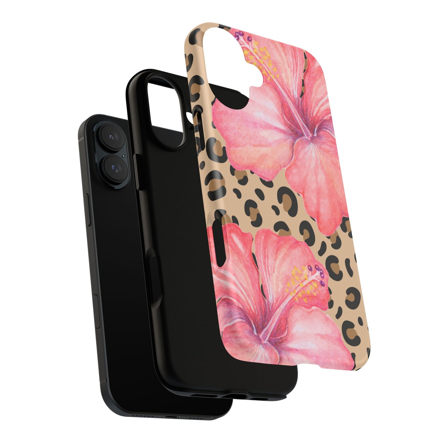 Leopard and Hibiscus iPHONE Tough Cases l Perfect for the Summer