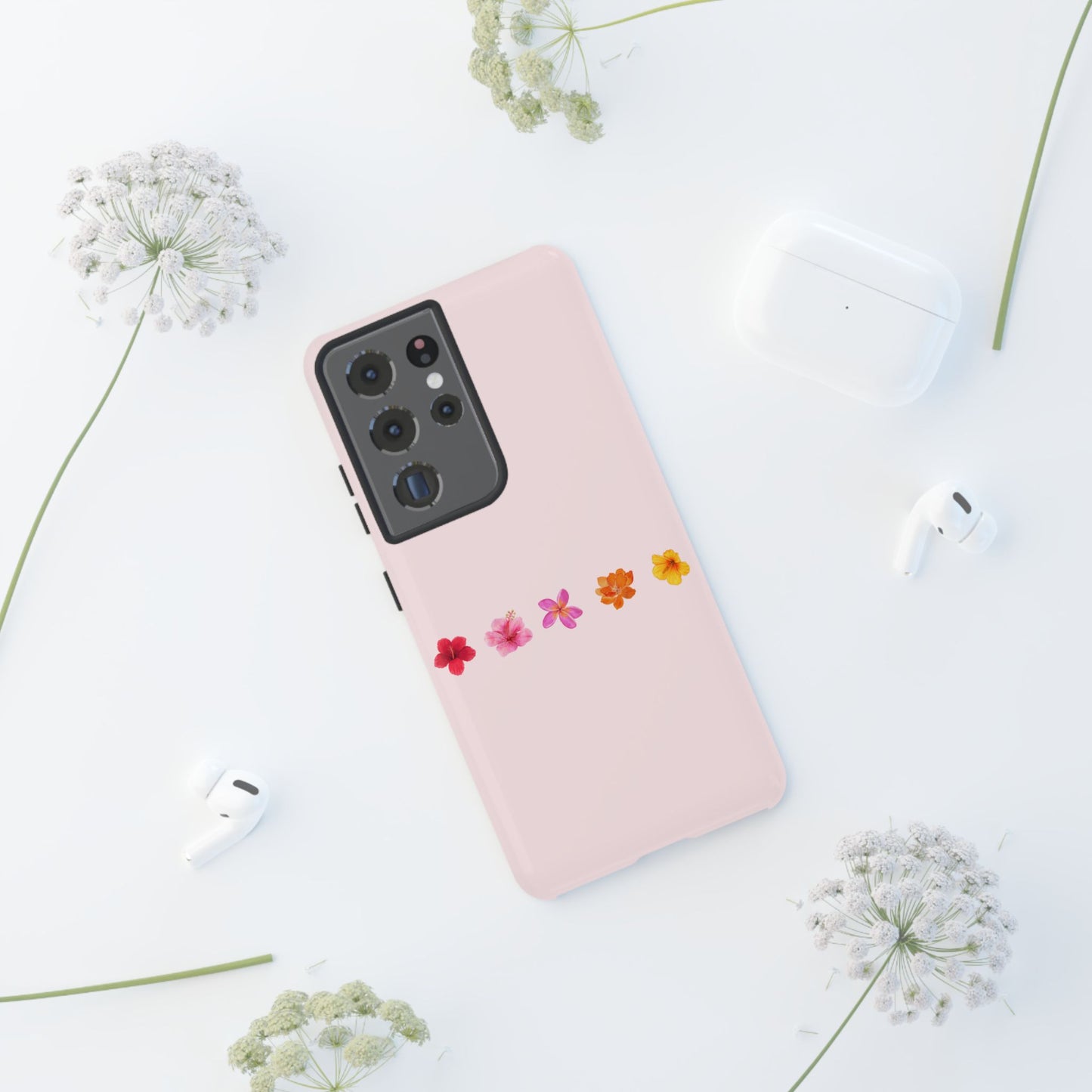 SAMSUNG Flower-Patterned Phone Case l Tough Cases for Women