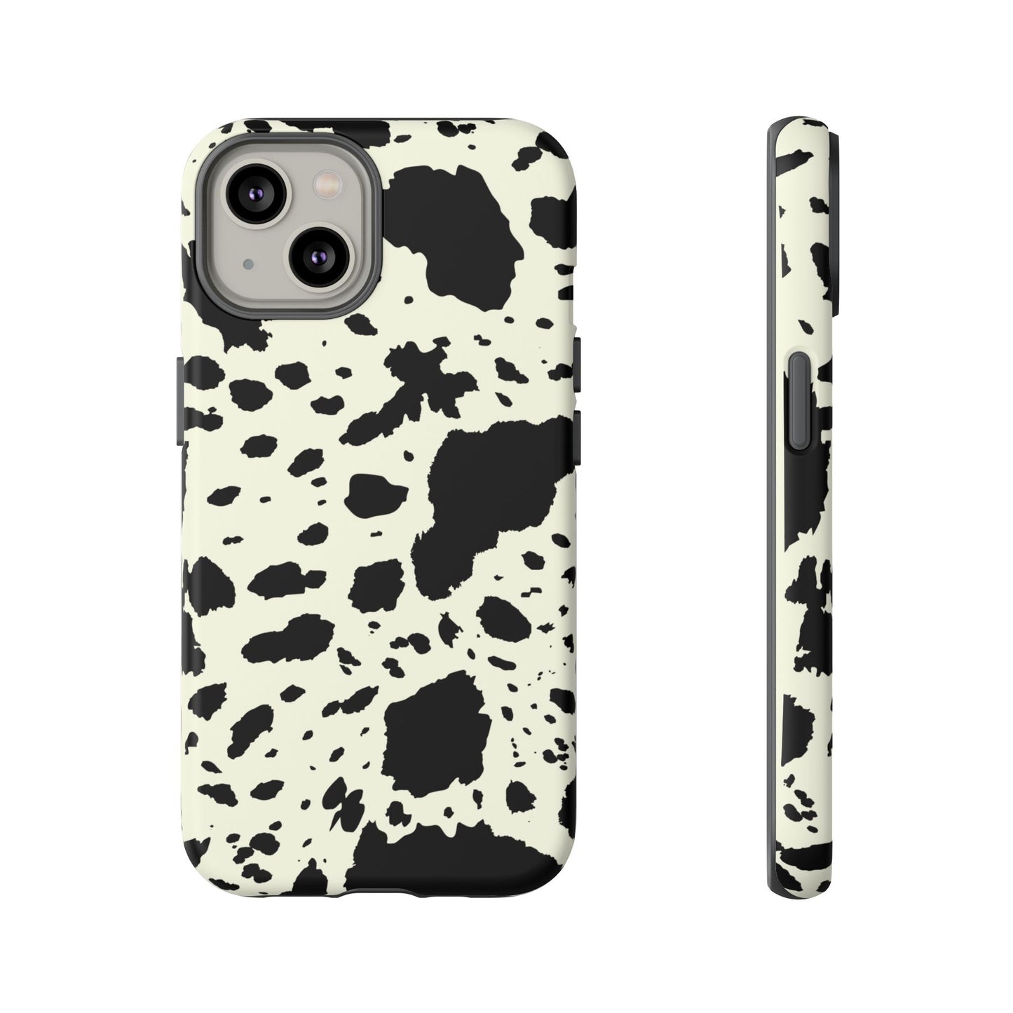 iPHONE Cow Print Tough Phone Cases l Durable Protection