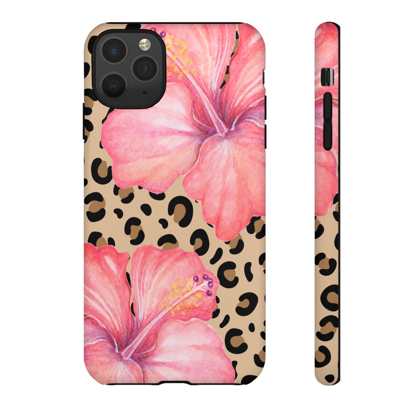 Leopard and Hibiscus iPHONE Tough Cases l Perfect for the Summer