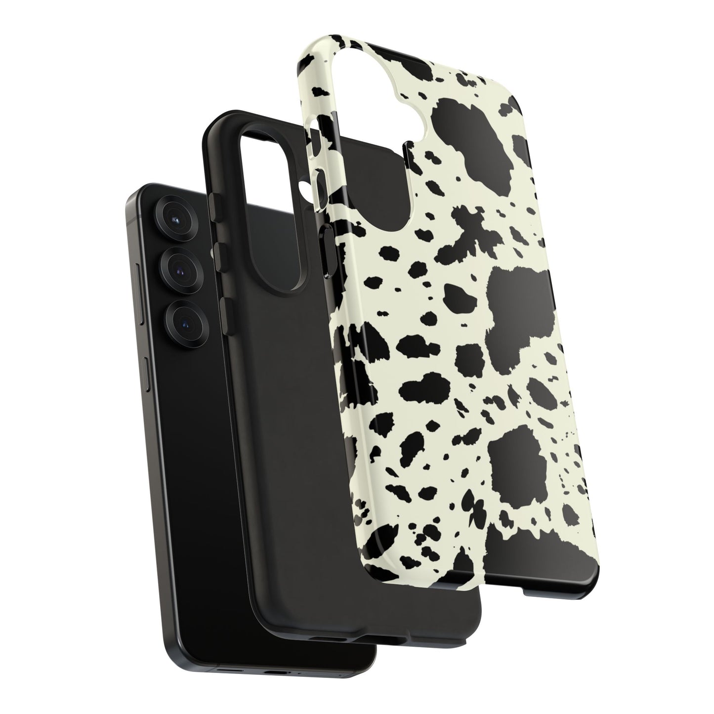 SAMSUNG Cow Print Tough Phone Cases l Durable Protection