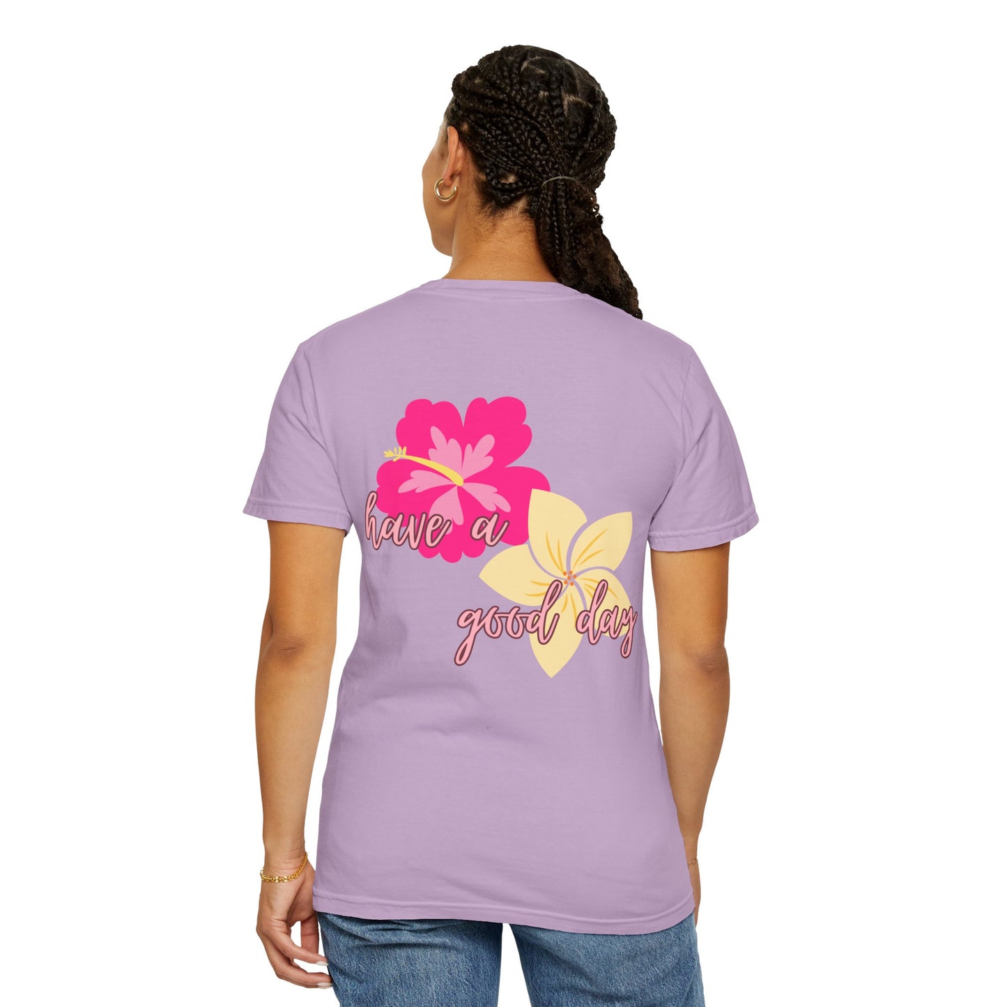 T-Shirt with Floral Print l Cheery Apparel for Summer, Casual Style