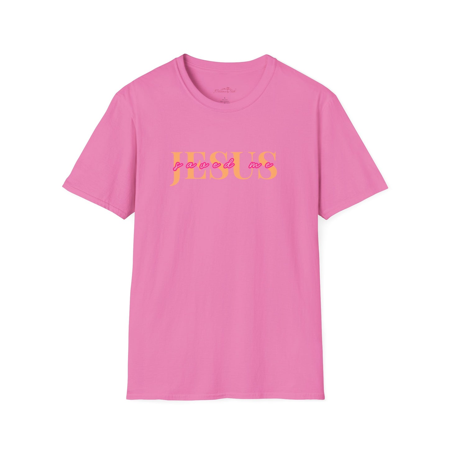 "Jesus Saved Me" - Soft Style T-Shirt l Perfect for Everyday Wear