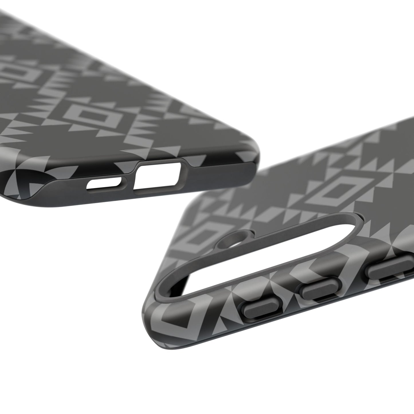 SAMSUNG Tribal Pattern Black and Grey Tough Phone Case | MADE FOR HIM AND HER