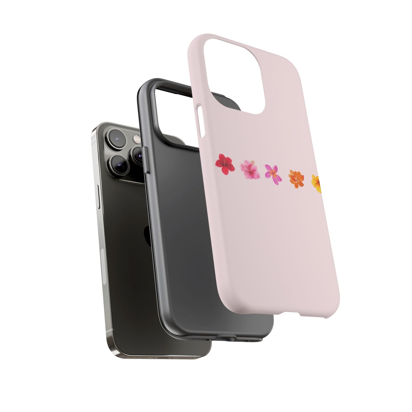 iPHONE Flower-Patterned Phone Case l Tough Cases for Women