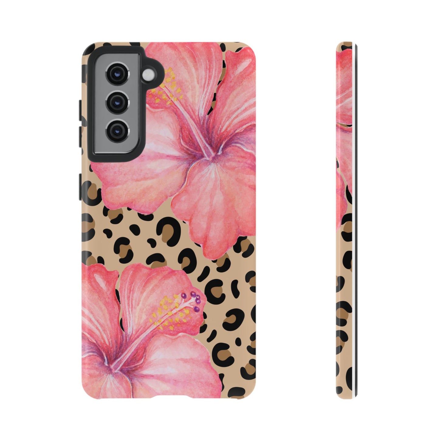 Leopard and Hibiscus SAMSUNG Tough Cases l Perfect for the Summer